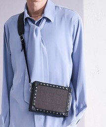 Ellno Loset（エルノロゼット）の「ボックススタッズショルダーバッグ（ショルダーバッグ）」