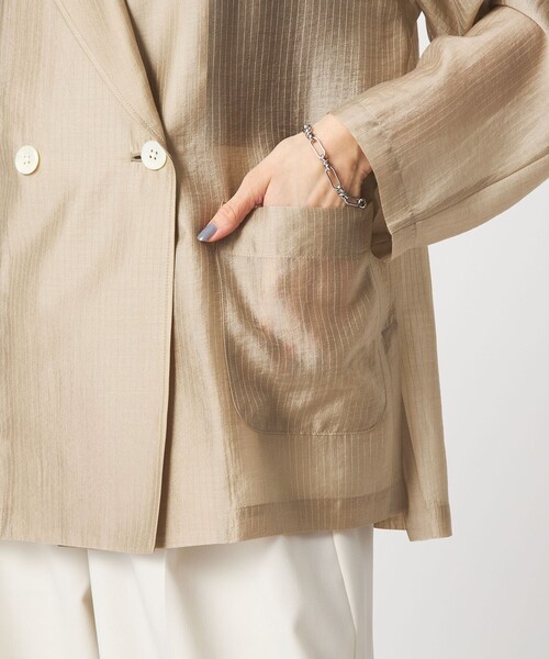 お値下げ致しました✨René ストライプジャケット ベージュ Juice / T/C Raglan Truck Jacket - Beige - - HighLife Online Store
