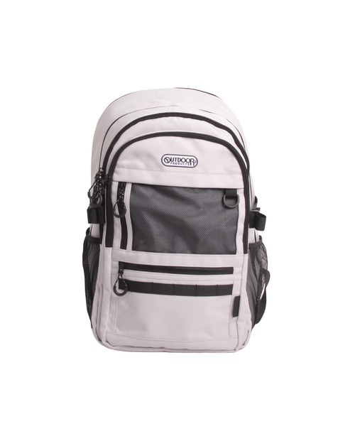 OUTDOOR PRODUCTS（アウトドアプロダクツ）の「軽量 大容量バックパック 32L（バックパック/リュック・レディース・ブラック×ホワイト/ピンク/ブルー/ブラック・FREE）」の2枚目の写真