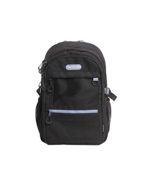 OUTDOOR PRODUCTS（アウトドアプロダクツ）の「軽量 大容量バックパック 32L（バックパック/リュック・レディース・ブラック×ホワイト/ピンク/ブルー/ブラック・FREE）」の3枚目の写真