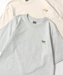 Lee（リー）の「Lee/リー POCKET･MULT LOGO SS TEE/オーバーサイズ ミニロゴポケット･マルチロゴ ワンポイント刺繍 半袖Tシャツ/無地T/ボーダーT/レディース メンズ（Tシャツ/カットソー）」