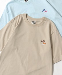 Lee（リー）の「Lee/リー POCKET･MULT LOGO SS TEE/オーバーサイズ ミニロゴポケット･マルチロゴ ワンポイント刺繍 半袖Tシャツ/無地T/ボーダーT/レディース メンズ（Tシャツ/カットソー）」
