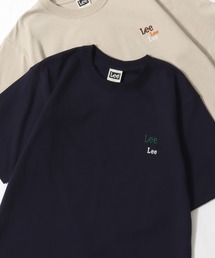 Lee（リー）の「Lee/リー POCKET･MULT LOGO SS TEE/オーバーサイズ ミニロゴポケット･マルチロゴ ワンポイント刺繍 半袖Tシャツ/無地T/ボーダーT/レディース メンズ（Tシャツ/カットソー）」