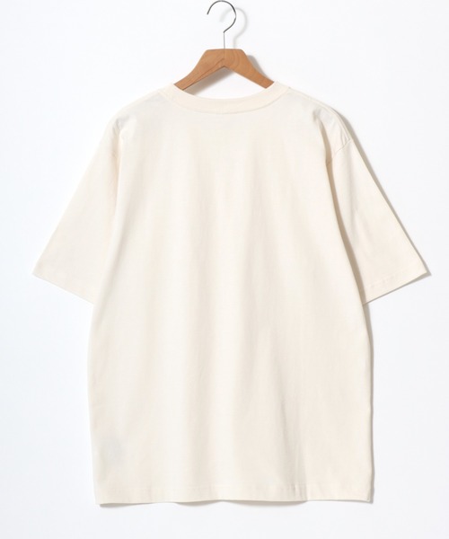 Lee（リー）の「Lee/リー POCKET･MULT LOGO SS TEE/オーバーサイズ ミニロゴポケット･マルチロゴ ワンポイント刺繍 半袖Tシャツ/無地T/ボーダーT/レディース メンズ（Tシャツ/カットソー・メンズ・ブラック/ホワイト/ブラウン/チャコールグレー/ホワイト系その他/ベージュ系その他/ブルー系その他/グレー系その他/ブルー系その他2・M/L/XL）」の18枚目の写真