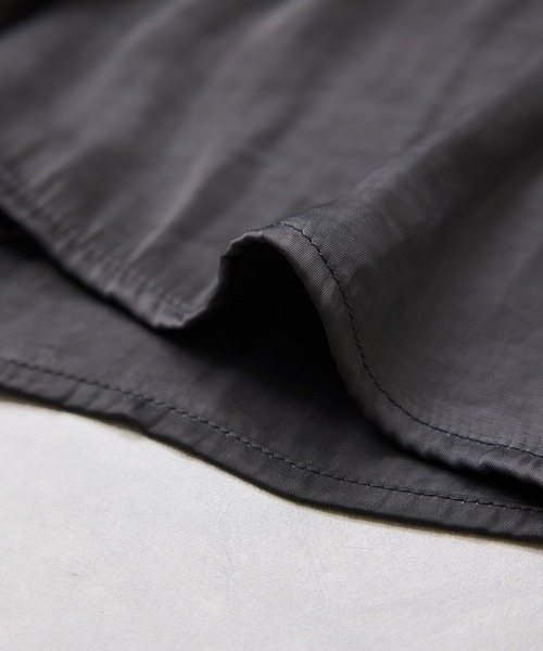 VIS(ビス)の「エアリーサテンシャーリングブラウス/イージーケア(シャツ/ブラウス・レディース・チャコールグレー/キナリ/ピンク・FREE)」の7枚目の写真