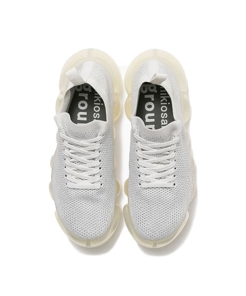 grounds(グラウンズ)の「grounds【グラウンズ】- スニーカー ウィメンズ【JEWELRYAURORAR1 WHITEGRAY/TP-CLEARAURORA 549】(スニーカー・メンズ・ホワイト・25.5cm/25.0cm/24.0cm)」の5枚目の写真