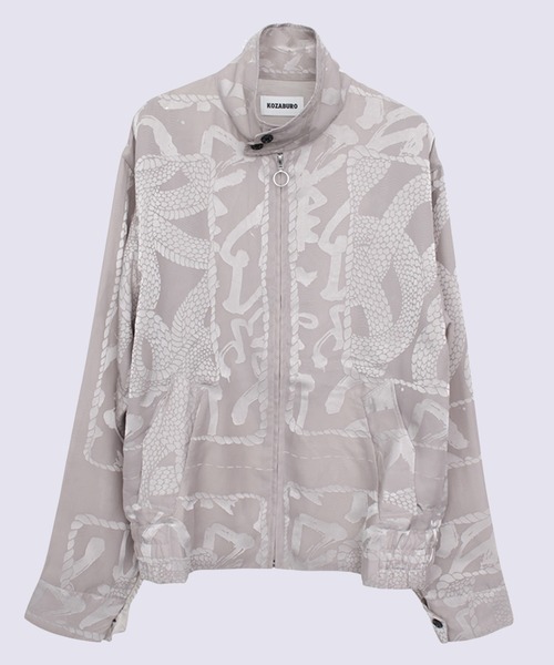 KOZABURO(コウザブロウ)の「【KOZABURO/コウザブロウ】OPAL SWING JACKET(ブルゾン・メンズ・ブラック/ベージュ・1/2)」の1枚目の写真