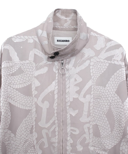 KOZABURO(コウザブロウ)の「【KOZABURO/コウザブロウ】OPAL SWING JACKET(ブルゾン・メンズ・ブラック/ベージュ・1/2)」の11枚目の写真