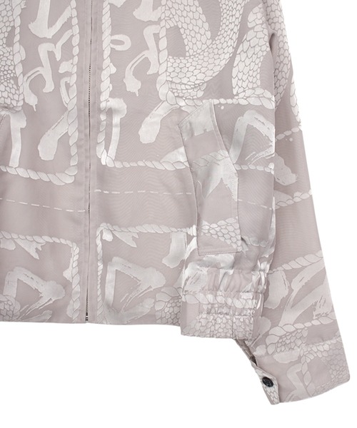 KOZABURO(コウザブロウ)の「【KOZABURO/コウザブロウ】OPAL SWING JACKET(ブルゾン・メンズ・ブラック/ベージュ・1/2)」の13枚目の写真