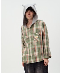 DISCOVERED（ディスカバード）の「DEVIL'S HOODIE CHECK SHIRTS（シャツ/ブラウス）」
