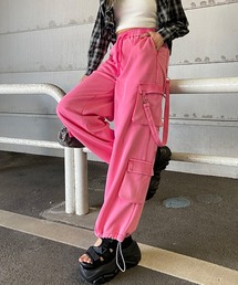 ブリーチスウェットカーゴワイドパンツ