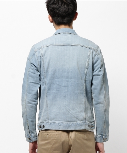 WEGO（ウィゴー）の「WEGO/ストレッチデニムジャケット（デニムジャケット・メンズ・ライトインディゴブルー/インディゴブルー/ダークインディゴブルー・MEDIUM/LARGE/SMALL）」の8枚目の写真