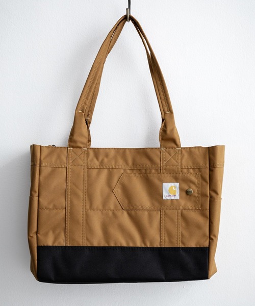 Carhartt（カーハート）の「Carhartt カーハート Horizontal Zip Tote/ホリゾンタルジップ横型トートバッグ（トートバッグ・メンズ・ブラウン/ブラック・FREE）」の14枚目の写真