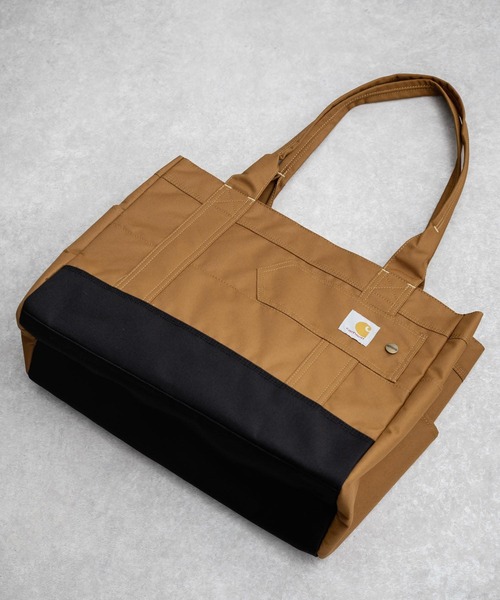 Carhartt（カーハート）の「Carhartt カーハート Horizontal Zip Tote/ホリゾンタルジップ横型トートバッグ（トートバッグ・メンズ・ブラウン/ブラック・FREE）」の15枚目の写真