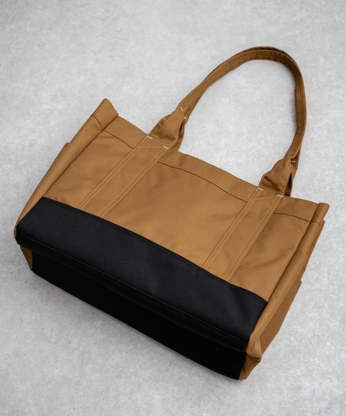 Carhartt（カーハート）の「Carhartt カーハート Horizontal Zip Tote/ホリゾンタルジップ横型トートバッグ（トートバッグ・メンズ・ブラウン/ブラック・FREE）」の16枚目の写真