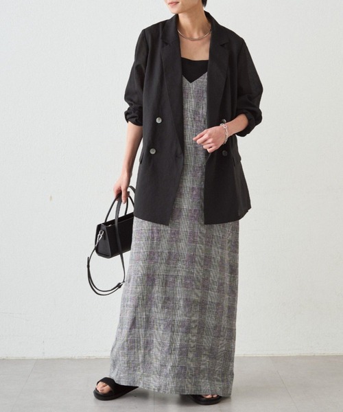 LOUNGEDRESS（ラウンジドレス）の「ノーカラーデニムワンピース