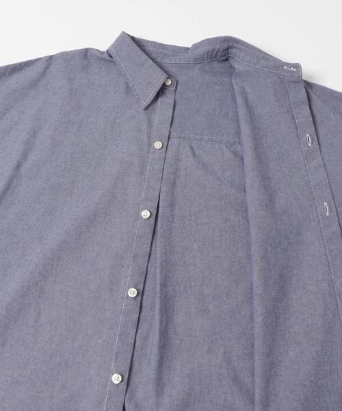 FORK&SPOON（フォークアンドスプーン）の「FORK&SPOON　ビッグシャンブレーシャツ（シャツ/ブラウス・レディース・ブルー/アイボリー・1）」の11枚目の写真