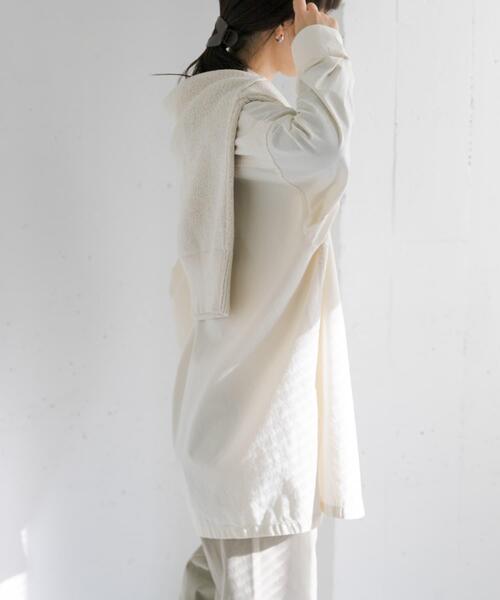 FORK&SPOON（フォークアンドスプーン）の「FORK&SPOON　ビッグシャンブレーシャツ（シャツ/ブラウス・レディース・ブルー/アイボリー・1）」の19枚目の写真