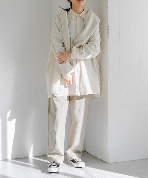 FORK&SPOON（フォークアンドスプーン）の「FORK&SPOON　ビッグシャンブレーシャツ（シャツ/ブラウス・レディース・ブルー/アイボリー・1）」の22枚目の写真