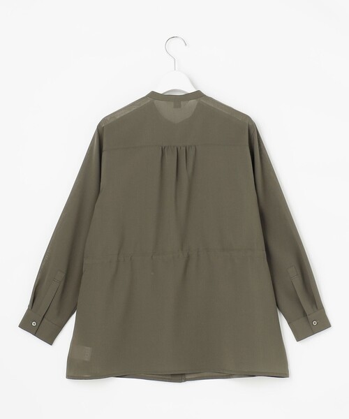 J.PRESS（ジェイプレス）の「【冷房対策に】RELAXION Sheer ボイル ブラウス（シャツ/ブラウス・レディース・ネイビー系/カーキ系/ベージュ系・T15/T13）」の16枚目の写真