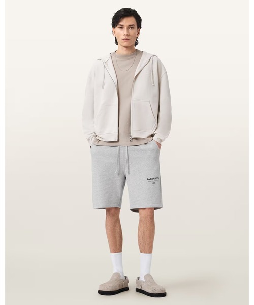 ALLSAINTS(オールセインツ)の「UNDERGROUND RELAXED FIT SWEAT SHORTS | アンダーグラウンド リラックス フィット スウェット ショーツ(スウェットパンツ・メンズ・グレー系その他・S/M/L)」の1枚目の写真