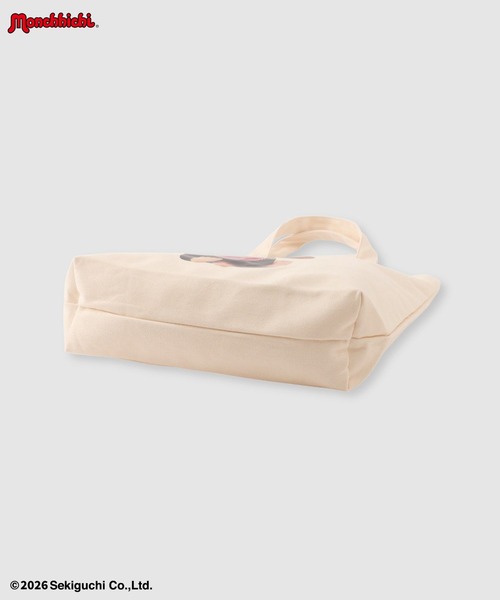 Mac-House(マックハウス)の「【 Monchhichi / モンチッチ 】 プリントトートBAG(トートバッグ・レディース・ネイビー/ベージュ・FREE)」の4枚目の写真