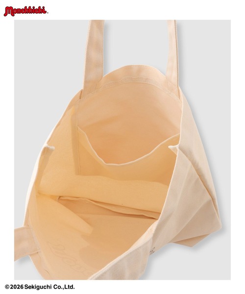 Mac-House(マックハウス)の「【 Monchhichi / モンチッチ 】 プリントトートBAG(トートバッグ・レディース・ネイビー/ベージュ・FREE)」の5枚目の写真