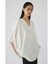 CAHLUMN/カウラム Magazine Pocket Broadcloth Open Collar Shirt