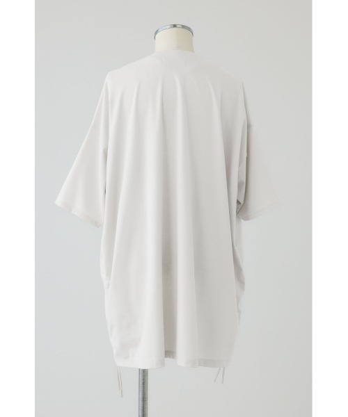 RIM.ARK（リムアーク）の「【PRE ORDER】Side drawstring big T-shirts サイドドローストリング ビッグTシャツ（Tシャツ/カットソー・レディース・ライトベージュ/ブラック/グレー/ホワイト・FREE）」の10枚目の写真