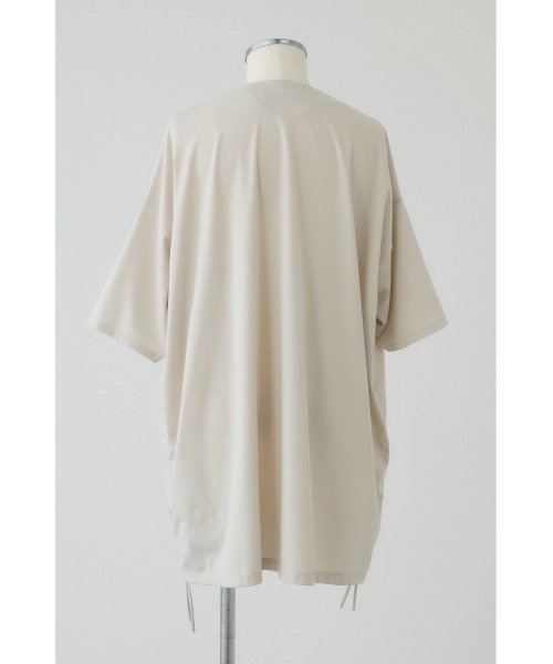 RIM.ARK（リムアーク）の「【PRE ORDER】Side drawstring big T-shirts サイドドローストリング ビッグTシャツ（Tシャツ/カットソー・レディース・ライトベージュ/ブラック/グレー/ホワイト・FREE）」の13枚目の写真