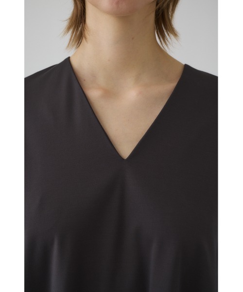 RIM.ARK（リムアーク）の「【PRE ORDER】Side drawstring big T-shirts サイドドローストリング ビッグTシャツ（Tシャツ/カットソー・レディース・ライトベージュ/ブラック/グレー/ホワイト・FREE）」の22枚目の写真