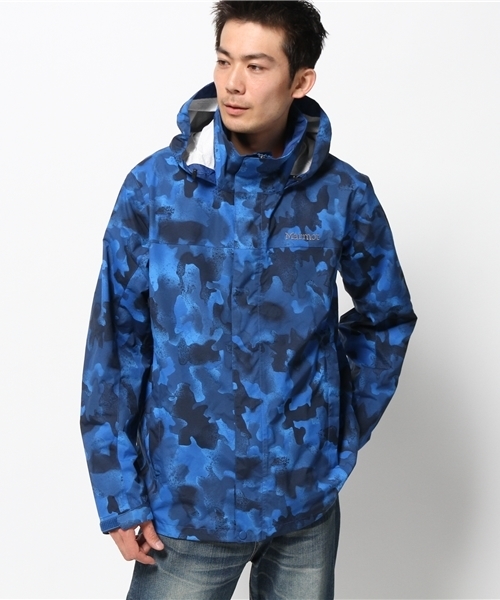 MARMOT（マーモット）の「ナノプロ　グリーンポイントジャケット(nano pro Green Point Jacket)（マウンテンパーカー・メンズ・ブルー/レッド/ブラック・MEDIUM/LARGE/X-LARGE/SMALL）」の2枚目の写真