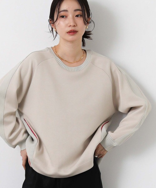 Gready Brilliant（グレディブリリアン）の「バックケーブル配色ポケットカットソー（Tシャツ/カットソー・レディース・グレイッシュベージュ/オフホワイト・FREE）」の15枚目の写真