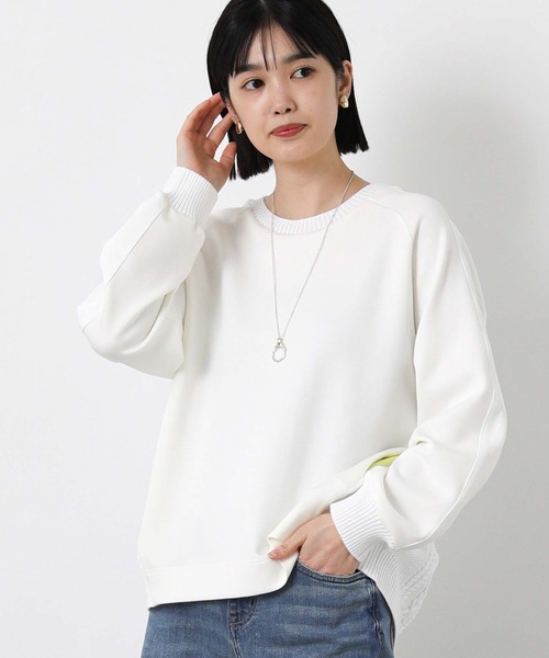 Gready Brilliant（グレディブリリアン）の「バックケーブル配色ポケットカットソー（Tシャツ/カットソー・レディース・グレイッシュベージュ/オフホワイト・FREE）」の10枚目の写真