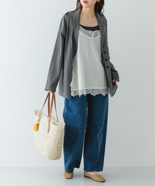 RODE SKO(ロデスコ)の「フラワーチャームトートバッグ(トートバッグ・レディース・オフホワイト/ブラック・ONE)」の9枚目の写真