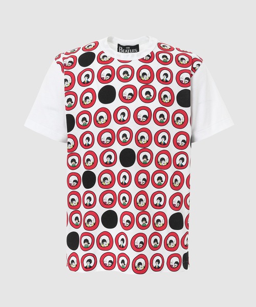 THE BEATLES CdG — футболка с принтом