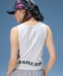 X-girl | METAL NAME LOGO TANK TOP(タンクトップ)