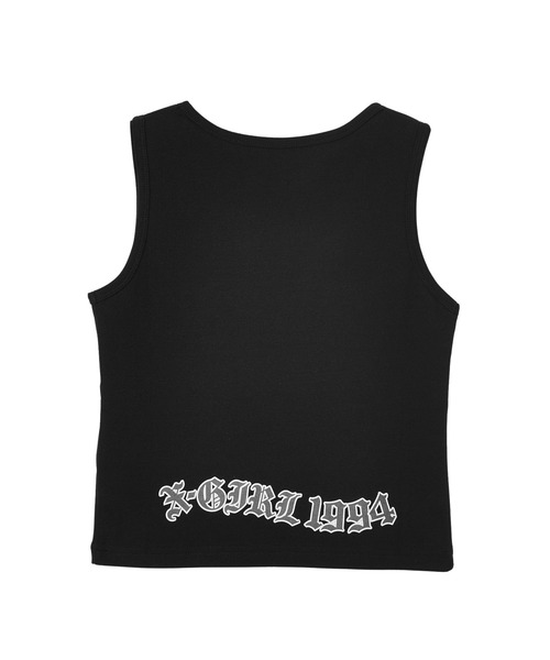 X-girl(エックスガール)の「METAL NAME LOGO TANK TOP(タンクトップ・レディース・ブラック/ホワイト/ブラウン・ONE SIZE)」の18枚目の写真