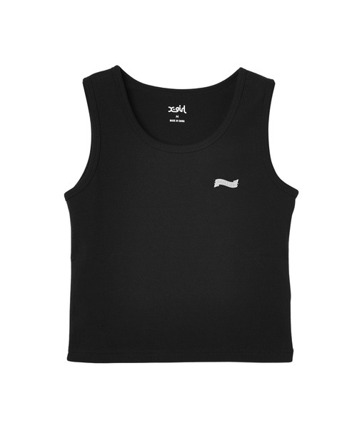 X-girl(エックスガール)の「METAL NAME LOGO TANK TOP(タンクトップ・レディース・ブラック/ホワイト/ブラウン・ONE SIZE)」の19枚目の写真