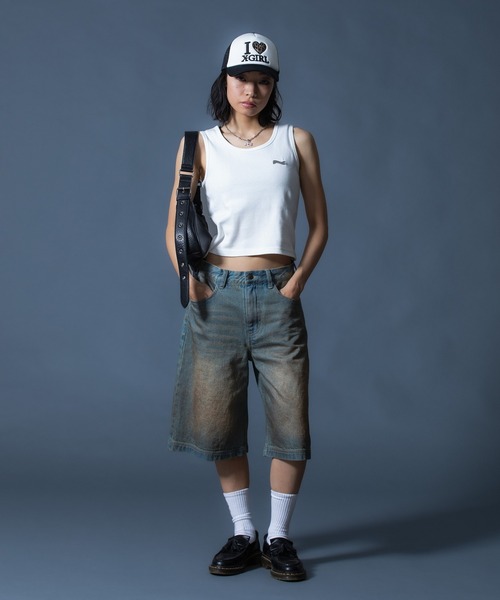 METAL NAME LOGO TANK TOP（タンクトップ）｜X-girl（エックスガール