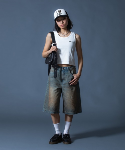 METAL NAME LOGO TANK TOP（タンクトップ）｜X-girl（エックスガール