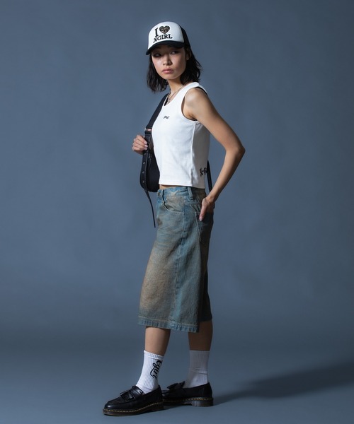 METAL NAME LOGO TANK TOP（タンクトップ）｜X-girl（エックスガール