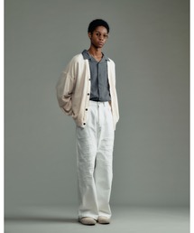 ADAM PATEK | ADAMPATEK/washed cotton pile raw-edge cardigan/パイルカーディガン(AP2614017)(カーディガン/ボレロ)