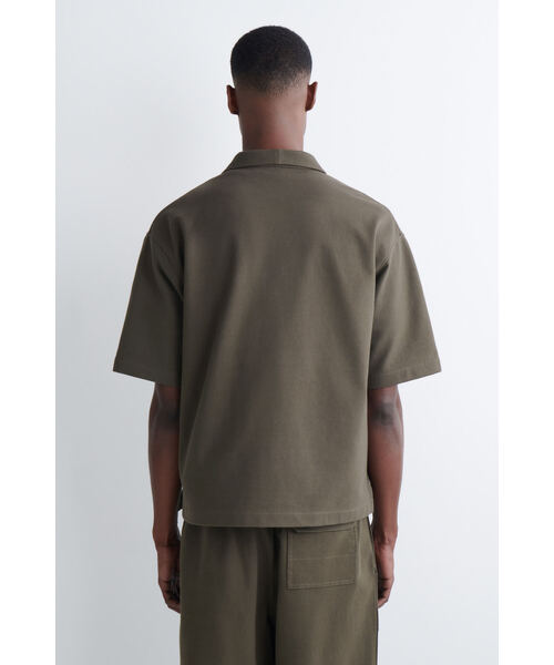 COS(コス)の「コットンユーティリティシャツ(シャツ/ブラウス・メンズ・ブラウン/ホワイト系・XS/XL/L/M/S)」の10枚目の写真