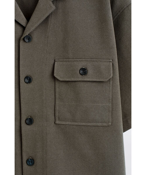 COS(コス)の「コットンユーティリティシャツ(シャツ/ブラウス・メンズ・ブラウン/ホワイト系・XS/XL/L/M/S)」の6枚目の写真