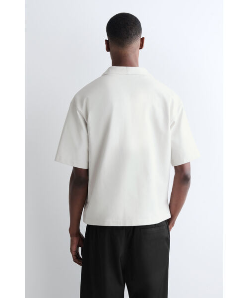 COS(コス)の「コットンユーティリティシャツ(シャツ/ブラウス・メンズ・ブラウン/ホワイト系・XS/XL/L/M/S)」の8枚目の写真