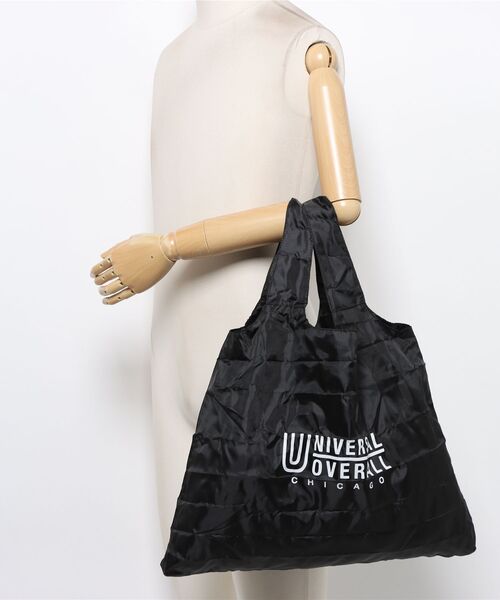 UNIVERSAL OVERALL（ユニバーサルオーバーオール）の「【UNIVERSAL OVERALL】巾着ポーチ(エコバック付)（ショルダーバッグ・メンズ・ブラック/ベージュ/オレンジ・FREE）」の8枚目の写真