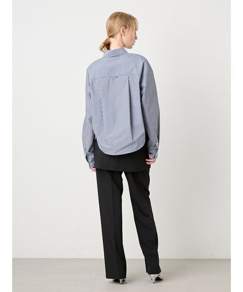 SORIN（ソリン　）の「Embroidered Basic Shirt/エンブロイダード ベーシックシャツ（シャツ/ブラウス・レディース・ライトブルー/ホワイト/ストライプ・38）」の11枚目の写真