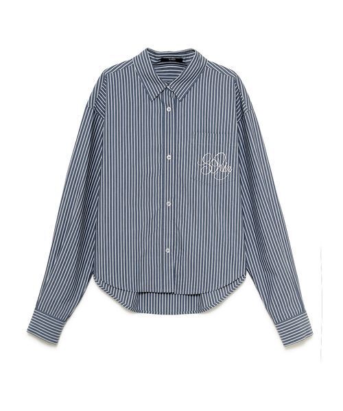 SORIN（ソリン　）の「Embroidered Basic Shirt/エンブロイダード ベーシックシャツ（シャツ/ブラウス・レディース・ライトブルー/ホワイト/ストライプ・38）」の12枚目の写真