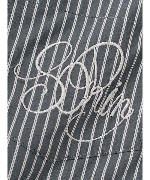 SORIN（ソリン　）の「Embroidered Basic Shirt/エンブロイダード ベーシックシャツ（シャツ/ブラウス・レディース・ライトブルー/ホワイト/ストライプ・38）」の13枚目の写真